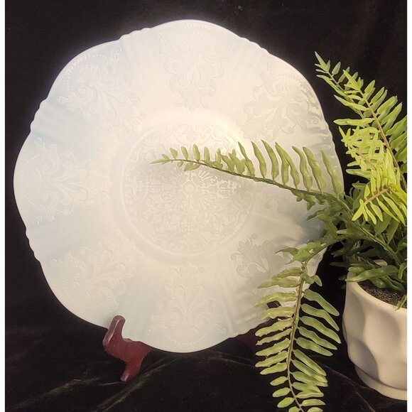 Antique Macbeth-Evans American Sweetheart Monax Depression Glass Platter - Picture 7 of 15